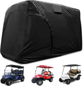Joymo 744110941531 Golf Cart Cover 4 Passenger Lifted 420d Waterproof 114 Inch X55 X75 Club Car Ez Go