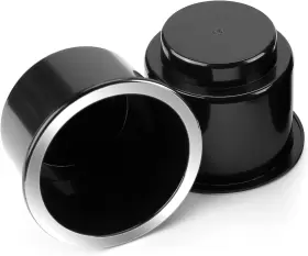 Joytutus Poun031bk-2 Cup Holder Insert 2pcs For Rv Boat Car Couch Golf Cart Elegant Chrome Joytutus Poun031bk-2 Cup Holder Insert 2pcs For Rv Boat Car Couch Golf Cart Elegant Chrome