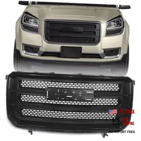 Kachir Gcaa-13zw-h 2013-2016 Front Bumper Grill For Gmc Acadia Slt Upper Grille Black