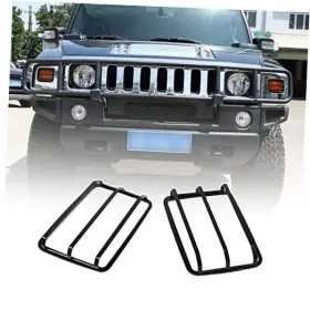 Kariter Mcunvx-31424 Carbon Steel Front Turn Signal Lamp Guard Cover Fit For