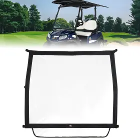 Kemimoto Kmb1404-00301cl Foldable Golf Cart Windshield Compatible With Club Car Ds Tempo Prece