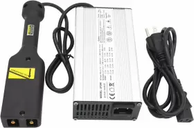 Keyhao Ez-36v 36 Volt Charger For Golf Cart Battery Ez Go Club Silver Black Keyhao Ez-36v 36 Volt Charger For Golf Cart Battery Ez Go Club Silver Black
