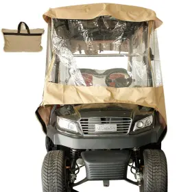 Kffkff 077685136751 Golf Cart Cover 4 Passenger Outdoor Polyester Full Waterproof And Dustproof