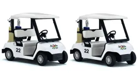 Kinsfun 43221-8747 Pull Back Action Golf Cart 2 Set