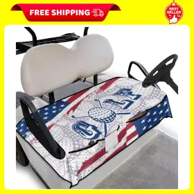 Knextrepoy Kne-czc80-11-60 Universal Golf Cart Seat Covers For 2-person Seats - Breathable And Towel Design