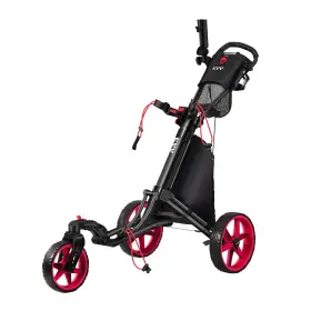Kvv 652722408741 3 Wheel 360 Rotating Front Foldable/collapsible Golf Push Cart With Foo