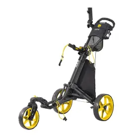 Kvv 652722608301 3 Wheel 360 Rotating Front Foldable/collapsible Golf Push Cart With Foo