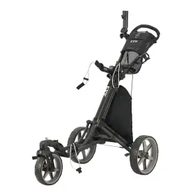 Kvv 779605528218 3 Wheel 360 Rotating Front Foldable/collapsible Golf Push Cart With Foo