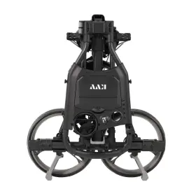 Kvv 779605528225 3 Wheel Compact Flat Folding Design Golf Push Cart With Lightweight And Sturd