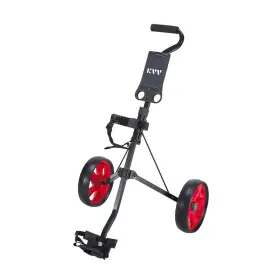 Kvv B092ltb6nw Adjustable 2-wheel Golf Cart For Juniors From 3 To 10 Years Oldblack/red
