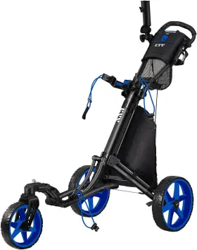 Kvv Gt302bb 3 Wheel 360 Rotating Front Golf Push Cart Open Close One Second-free