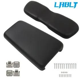 Lablt Om295938oc Black Golf Carts Front Seat Bottom Back Cushion For Club Car Ds 2000.5