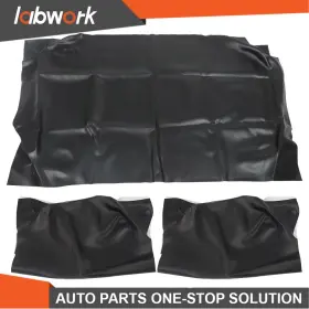 Labwork Tl30601q Front Bottom And Backrest Cover For Club Car Ds 1982-2000.5 Golf Cart