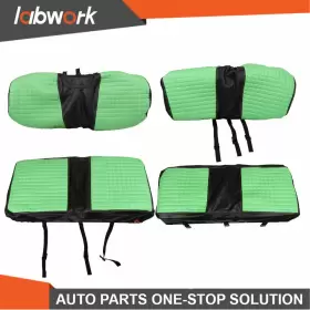 Labwork Tl30638q Seat Covers Front And Rear Set For Club Car Ds 2000.5 Up Golf Carts