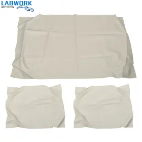 Labworkauto La1743687cm White Front Seat Covers Bottom Two Backs For Club Car Ds Golf Cart 1982-2000.5