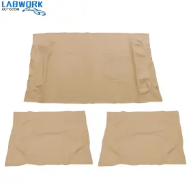Labworkauto La1743801cm Golf Cart Bottom And Two Backs 1982-2000.5 Front Seat Covers For Club Car Ds