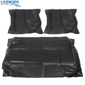 Labworkauto La1744257cm For Club Car Ds 1982-2000.5 Golf Cart New Black Front Bottom And Backrest Cover