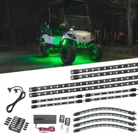 Ledglow Lu-egc-m44 Ww 12pc Million Color Led 12v-72v Electric 4-seater Golf Multi-color
