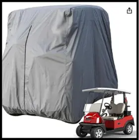 Lmeison 689743749904 2 Passenger Golf Cart Cover Waterproof Fits Ez Go Club