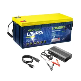 Lossigy 48v100ah Charger 48v 100ah Golf Cart Lifepo4 Battery With 48 Volt 10a Lithium Charger