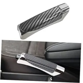 Lyxheth Qph8176 Car Handbrake Cover Brake Covers For Cars Abs Anti Carbon Fiber Pattern