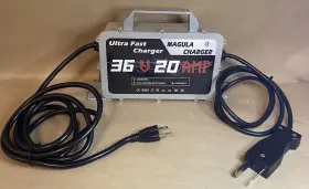 Magula B0d5dcj4bz 36 Volt 20a Golf Cart Battery Charger Club Car Ezgo And Yamaha Crows Foot