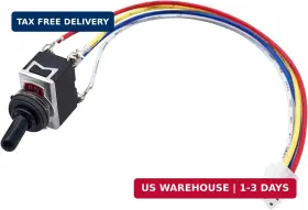Maigoo Zk0043 73125-g01 Golf Cart Run/tow Switch With Connecting Wires Fits For Ezgo Electric