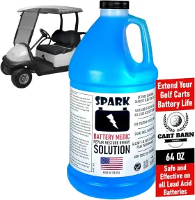 Mars Products Llc 313052136192 Golf Cart Battery Restore Liquid Solution - Repair 6 8 12 Volt Lea