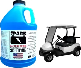 Mars Products Llc 744111026176 Golf Cart Battery Restore Liquid Solution - Repair 6 8 12 Volt Lea