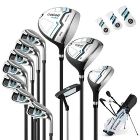 Mens Complete Golf Clubs Bag Set-white - Color White 694162371513 And Set-white -