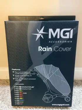 Mgi 327538000830 Electric Golf Caddy Push Cart Clear Rain Cover Mgirc Zip And Quad Series New