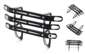 Milselectedmoto Atv-yam-bxg-001-bla #us3 Atv Front Bumper For Yamaha Banshee 350 Yfz350 1987-2012 Made Of Aluminum