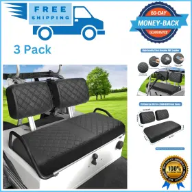 Mosnai 744759857521 Club Car Ds Pre-2000 Seat Cover Golf Cart Front Fit For