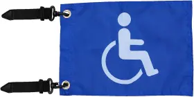Motain 313028847855 Easy Installation Golf Cart Flag Holder Elastic Strap Bracket With 6 9ft