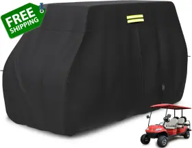 Moveland 711181335170 6 Passenger Golf Cart Cover 138 X 48 X72 Inch 100% 600d Waterproof Gol