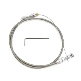 Mscrp Yx02744 36 Inch Braided Throttle Cable Kit For 97-07 Chevrolet/chevy Ls1 Engine 4.8l 5.3l