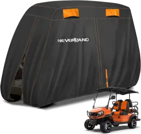 Neverland 445026393317 Golf Cart Cover 4 Passenger Heavy Duty 420d Covers Waterpr