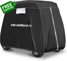 Neverland 445026946964 Golf Cart Cover 4 Passenger Waterproof Covers Fits For Yam