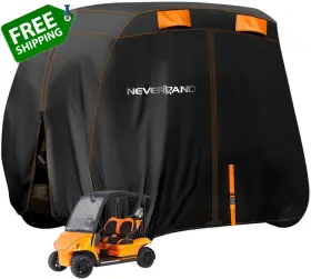 Neverland 445033651646 Golf Cart Cover 4 Passenger Waterproof Covers Fits For Yam