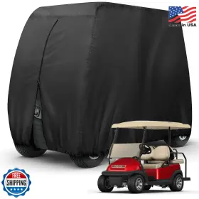 Neverland 733490648512 Golf Cart Cover 2 Passenger Heavy Duty 420d Waterproof Covers Extende