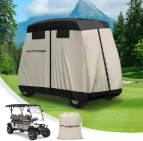 Neverland 733490648567 Golf Cart Cover 4 Passenger - Outdoor Waterprood Covers 420d Club Car