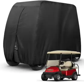 Neverland A319-03-b-us 4 Passenger Heavy Duty 420d Waterproof Golf Cart Covers Extended Roof Compatible