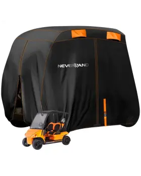 Neverland A319-06-b Golf Cart Cover Waterproof Covers 4 Passenger Fits For Ez