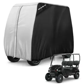 Neverland A319-12-4-b Golf Cart Cover Zipper 4 Passenger Seat For Ez Go Club Car Yamaha Tear Resistant