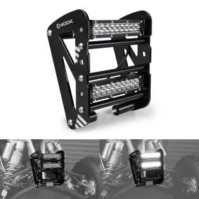 Nicecnc Nicecnc3131050801-na03 Front Bumper With Led Lights Compatible Yamaha Yfz 450 2017 Yfz4