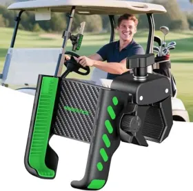 Ninefatics Jf-gph8g Golf Cart Phone Holder Mount Accessories Essential Gift Clamp