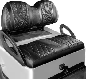 Nokins Nks-cp-cf01 Golf Cart Seat Covers Fits Club Car Precedent Oem Standard Front Cu