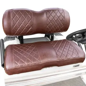 Nokins Nks10017-3-8438 Golf Cart Seat Covers Fit Ezgo Txt Rxv Freedom Brown And 8438
