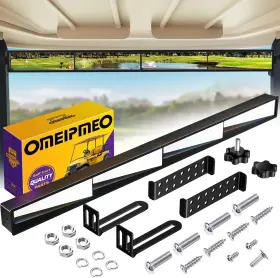 Omeipmeo 789563427942 Universal Golf Cart 4 Panel Mirror Wide Angle Rear View For Yamaha Club