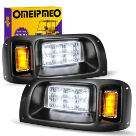 Omeipmeo 797457093531 Club Car Ds Led Headlight Kit High Brightness Golf Cart Headlights 12v
